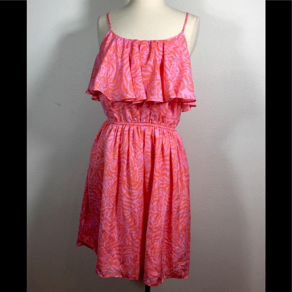 Lilly Pulitzer pink peach print size M
